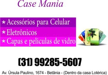 Logotipo de Case Mania Acessórios para celular - no bairro Betânia