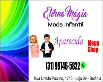 Logotipo de Eterna Magia - Lojas Infantil no bairro Betânia - Mega Shop Térreo