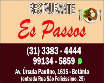 Logotipo de És Passos - Restaurante no bairro Betânia