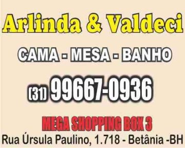 Logotipo de Arlinda e Valdeci - Loja de cama, mesa e banho no Bairro Betânia - Mega Shop Subsolo