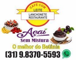 Logotipo de Lanchonete Café com Leite - Açaí no Bairro Betânia