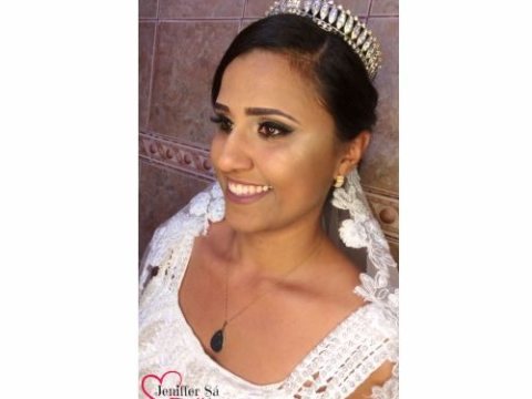 Maquiagem e Penteado Profissional Jeniffer Sá - No bairro Buritis — foto 15