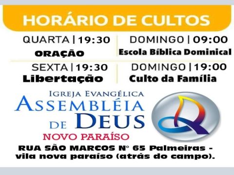Assembléia de Deus Novo Paraíso — foto 1