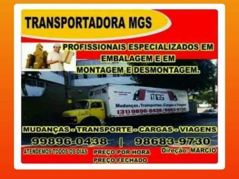 Transportadora MGS | mudanças residenciais no bairro Buritis BH | mudanças locais em Belvedere BH | carretos e viagens no bairro Castelo BH | Caminhão de mudanças BH/ MG — foto 2